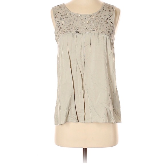 NEW PJK PATTERSON J Kincaid Leather & Rayon Sleeveless Size M - Picture 1 of 5